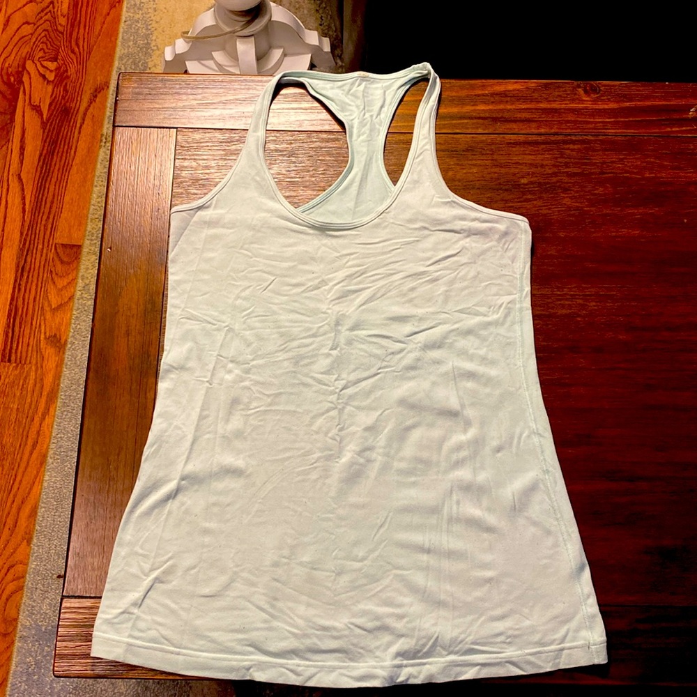 LULULEMON COOL RACERBACK TANK TOP LIGHT GREEN
